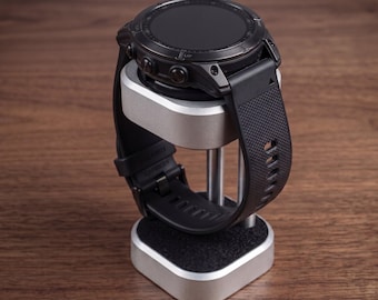 Aluminum Charging Stand made for Garmin Watches (Venu 2/3, Fenix, EPIX, S70, ETC)