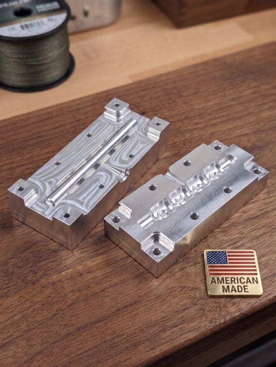 custom made fishing lure molds A.i. 6" Open Pour Swim Bait Mold  Trophy Swimbait Mold quality molds that will allow you to pour countless baits and create custom lures that fish have never seen before 3.9 Inch Epic Mullet Open