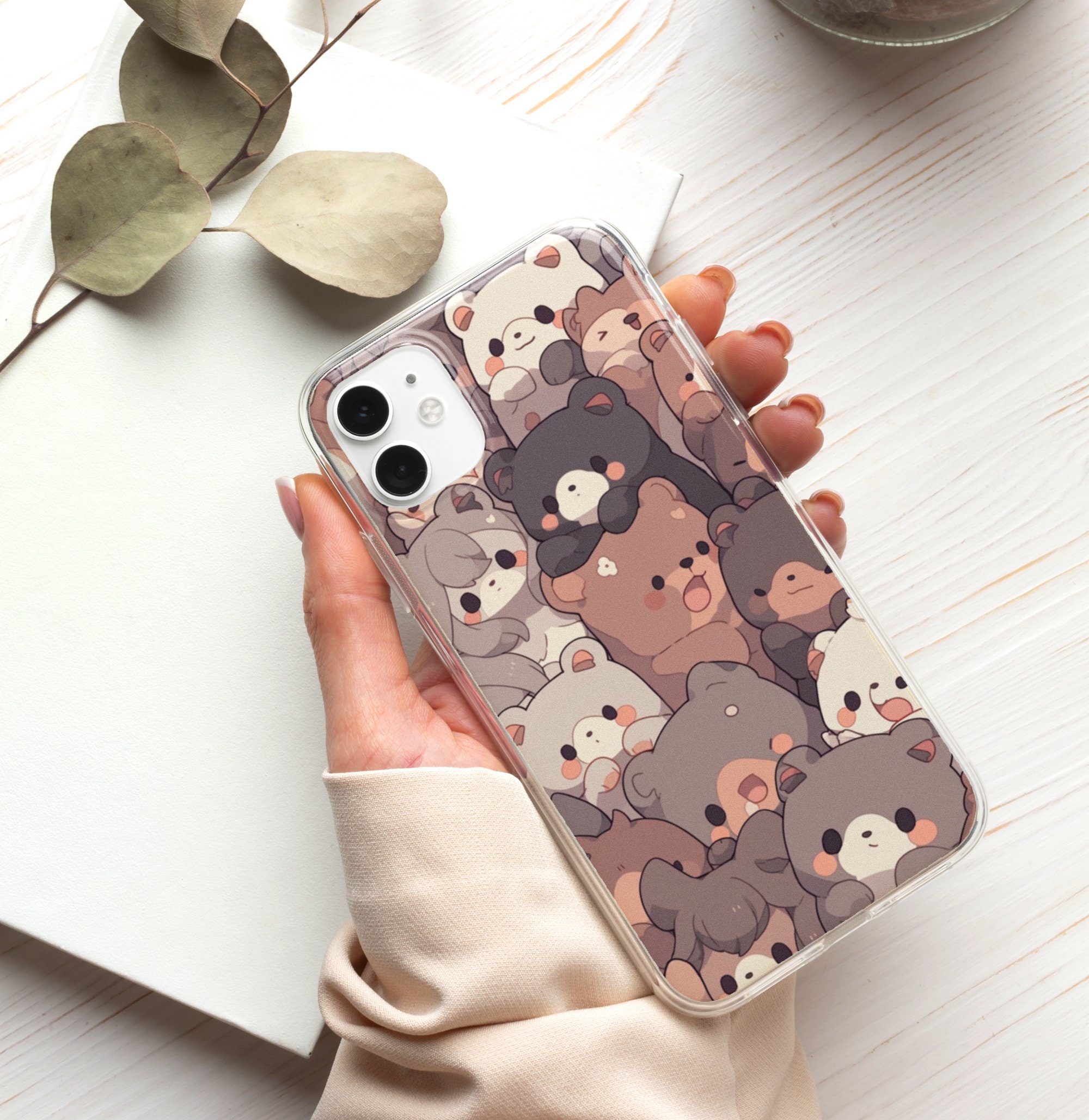 STARSTOKS Premium Stuffed Teddy Bear Printed Hard Mobile Back Cover for  Apple iphone 13, Beautiful Designer Case & Cover For Your Smartphone