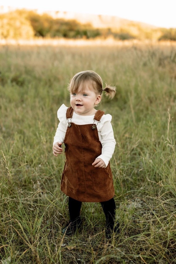 Corduroy Jumper Dress Baby Girl Dress 
