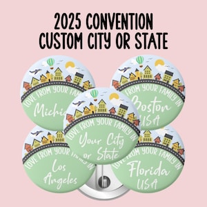 2025 Special Convention, Love From Your Family In (City or State), Convention Button Pins, JW Gifts, Pure Worship, Convention Gifts, S253