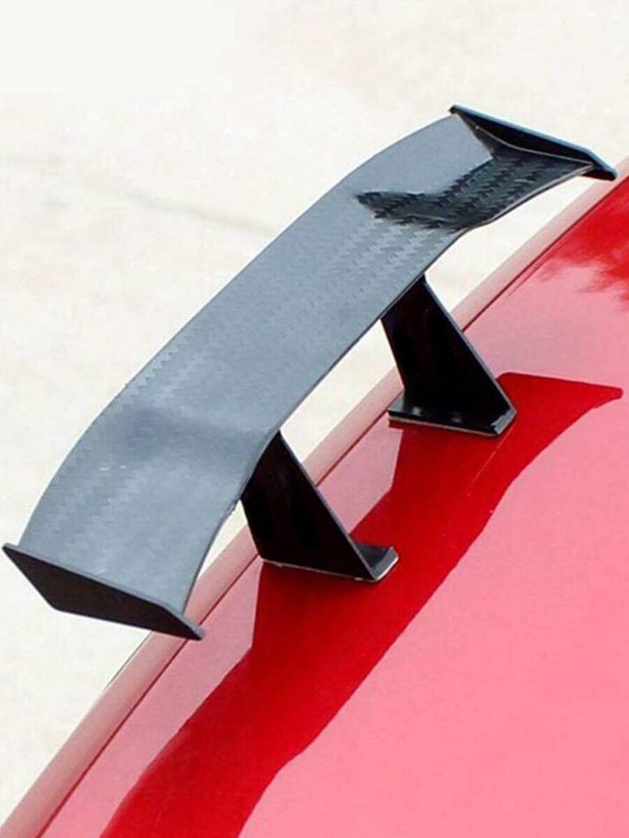 AMS Style Wing Spoiler Carbon Fiber W/ Carbon Top 3rd Brake Light