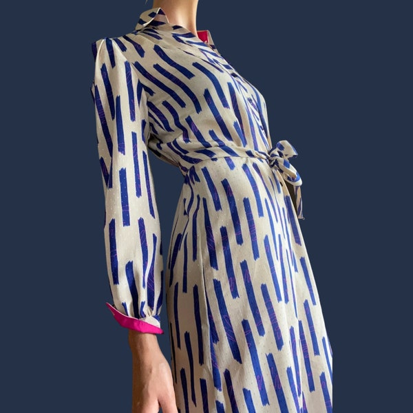 Vintage 70's Shirt Dress by Schrader Sports
