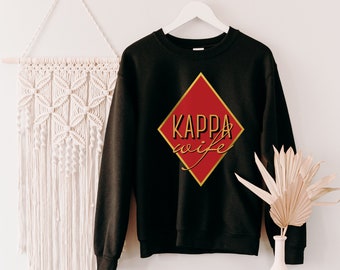 Kappa Alpha Psi - Diamond - Fraternity Sweatshirt - WIFE College Sweatshirt - Greek Sweatshirt - Fraternity Tee College Sweatshirt - Wedding