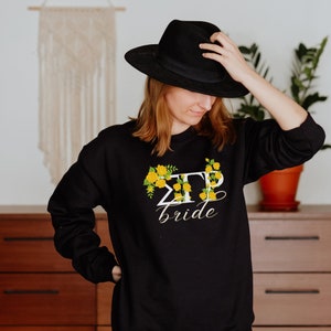 Sigma Gamma Rho - BRIDE - Sorority Sweatshirt - Wedding Party Sweatshirt - Greek Sweatshirt - Fraternity Tee, College Sweatshirt