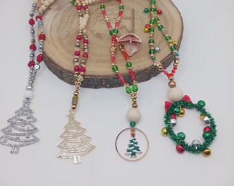 Women's Christmas necklaces