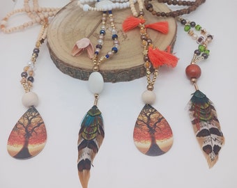 Bohemian long necklaces for women