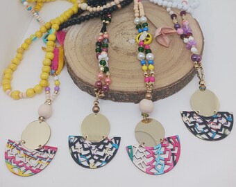 Colorful bohemian necklaces