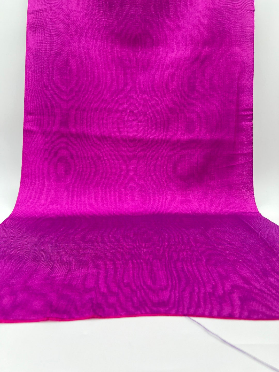 Pink Silk Moire Fabric by the Yard. Etsy