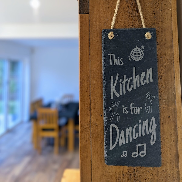 This Kitchen Is For Dancing Sign