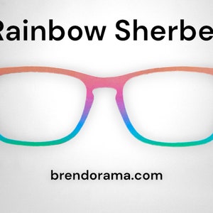 Rainbow Sherbet - those delicious bright pastels