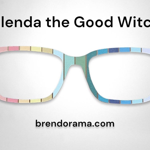 Glenda the Good Witch - all the yummy sherbet tones with a little gold sparkly stripe