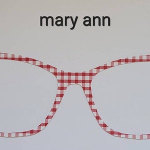 Mary Ann - cute red gingham