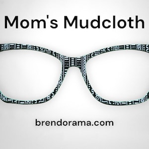 Mom&#39;s Mudcloth - classic black and white mudcloth pattern