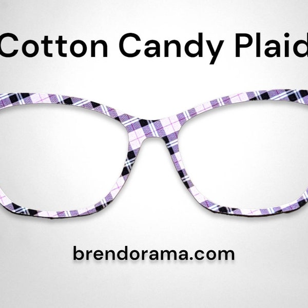 Cotton Candy Plaid - soft pink plaid'd with black