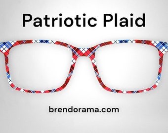 Patriotic Plaid - the perfect addition to any summer outfit