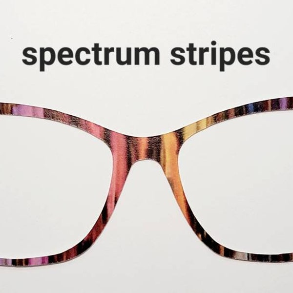 Spectrum Stripes - soft subtle spectrum with black base - can also do horizontal stripes (see 2nd photo)