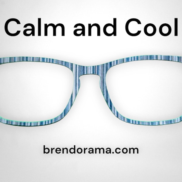 Cool and Calm - beautiful calming mix of blues, wear this with everything