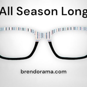 All Season Long - because you&#39;ll wear these tiny orange, black and white stripes All Season Long. So neutral and easy to wear!
