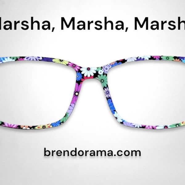 Marsha, Marsha, Marsha...  all the mod colors and funky flowers