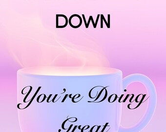 Calm Down Tea Towel | Funny Kitchen Decor, Christmas Gift