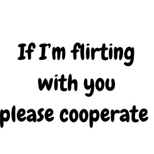 flirting with you svg, adult humour svg, funny quote svg, Cricut file, silhouette file