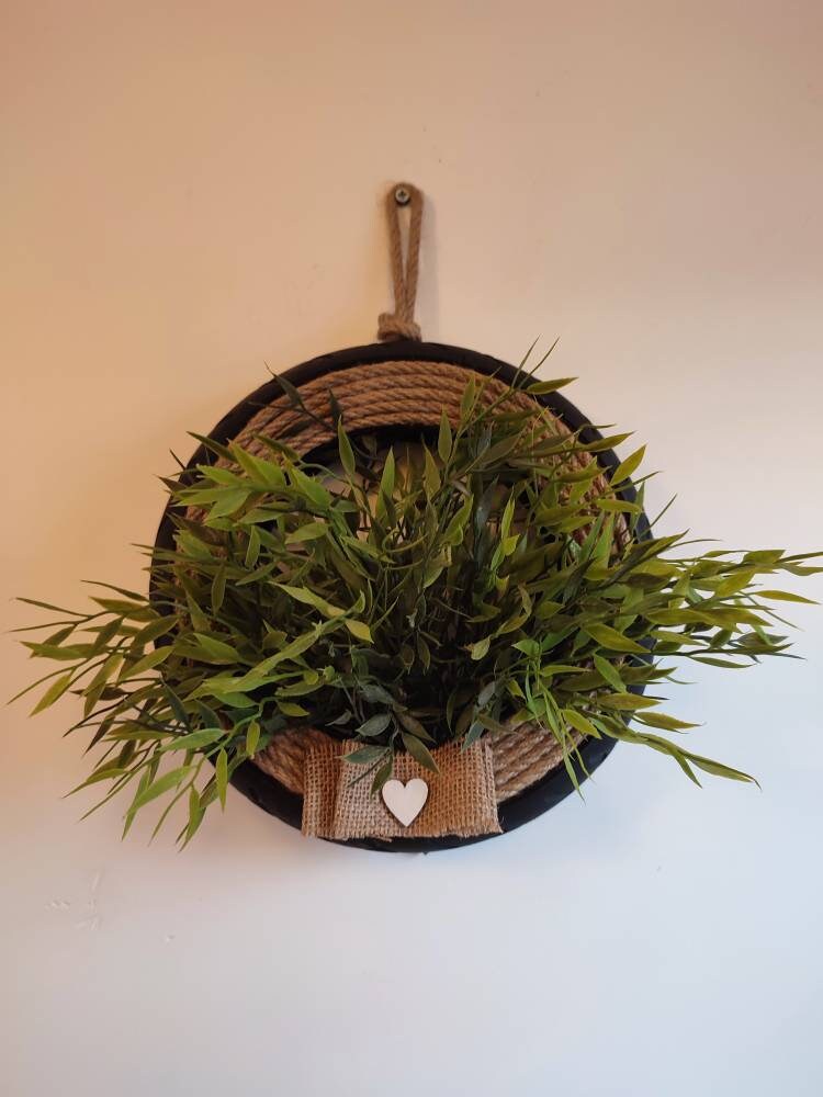 Décoration d'intérieur Murale Cadeau Original Recyclé et Corde Naturelle à Offrir Pour Tout Événemen