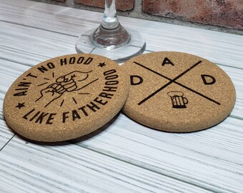 Home Bar Coaster Personalised Drinks Coaster Personalised Frozen Lemonade High Gloss Wooden Coaster Alcohol Gift Idea