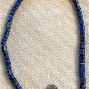 Vintage Lapis Lazuli Gemstone Necklace