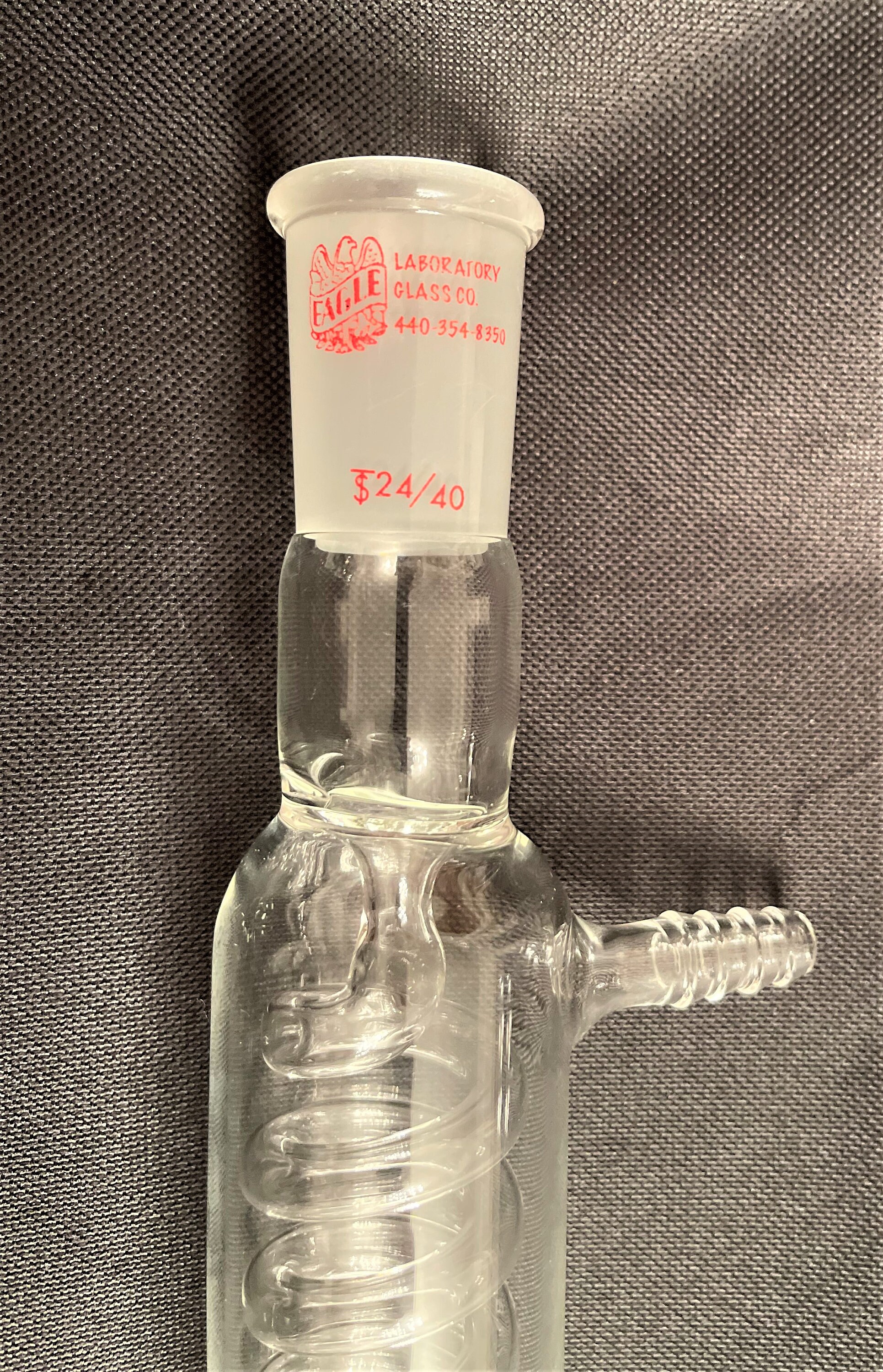 Glass Condenser for Distillation. 250 Mm Jacket Length. New Etsy