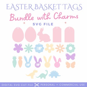 Osterei Hase Charms Name Tag SVG Datei | Ostern Rattan Herz Anhänger | Glowforge Tag zwart | Osterei-Form-Svg-Datei | Ostern Laser Cut Datei