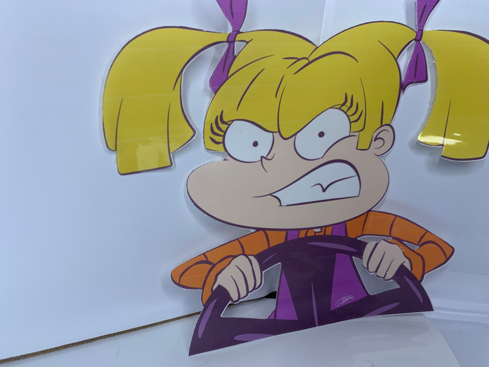 Rugrats Angelica Car Sticker Etsy