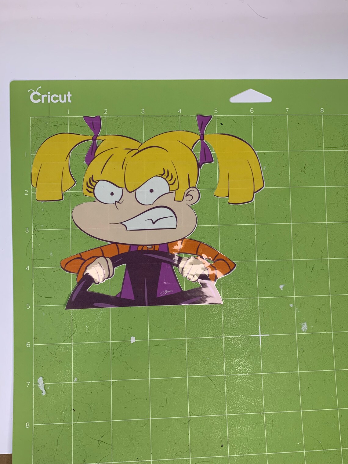 Rugrats Angelica Car Sticker Etsy