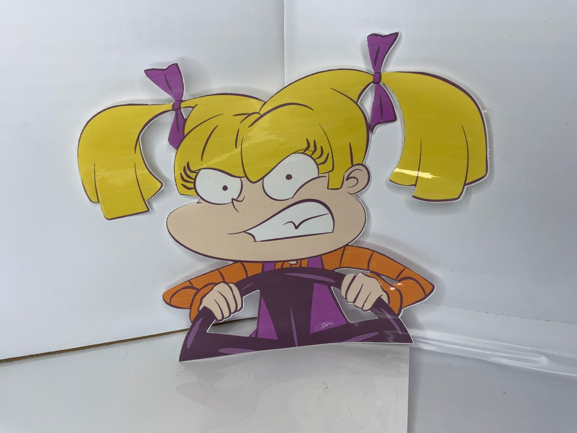 Rugrats Angelica Car Sticker Etsy