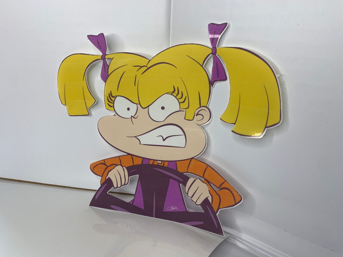 Rugrats Angelica Car Sticker Etsy