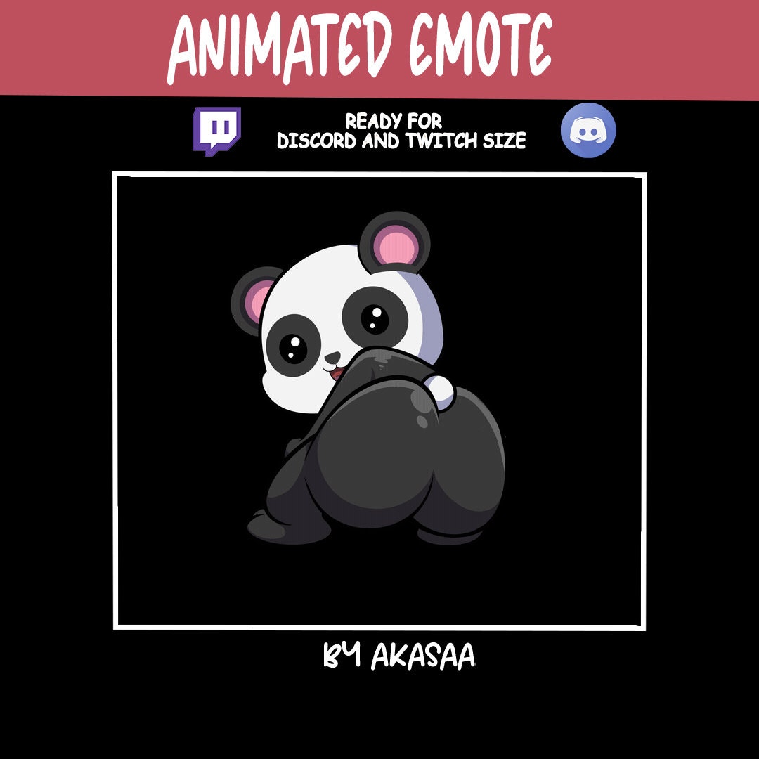 Animated Panda Twerking Emote for DISCORD AND TWITCH | Comunity Emote