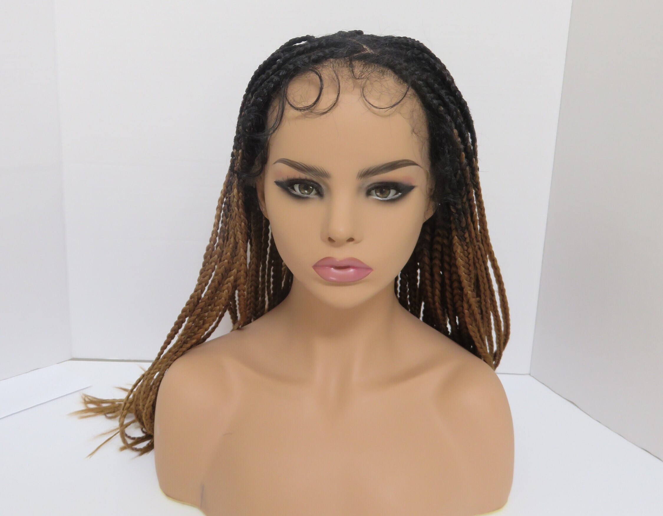  Outre Knotless Triangle Part Braids HD Lace Frontal Wig - Etsy