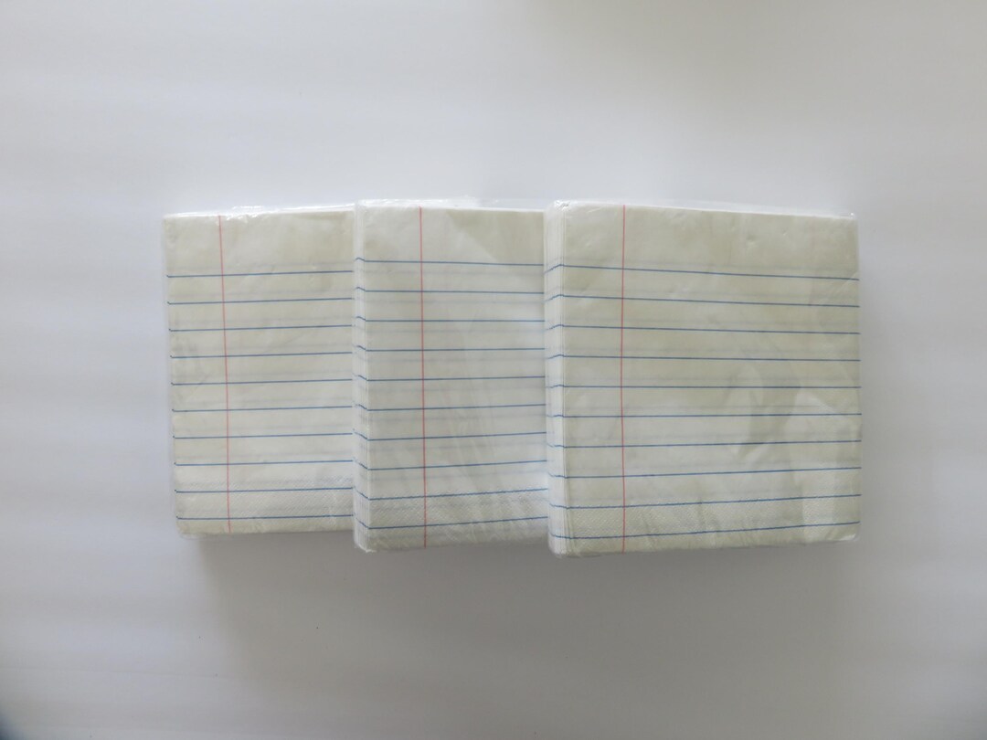 Packed Party School Theme Lunch Notebook Napkins 30ct (3 Packs) (#103 ...