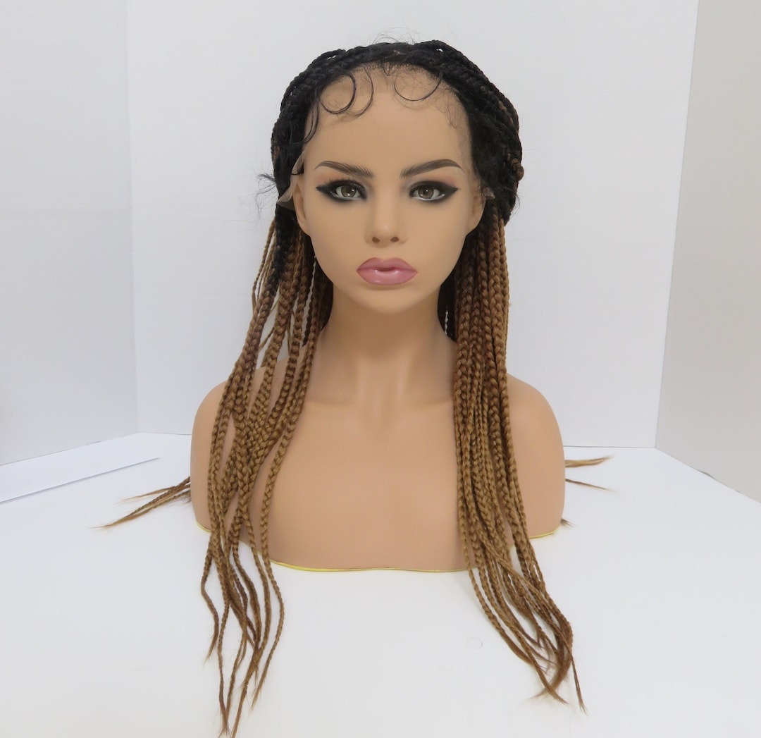  Outre Knotless Triangle Part Braids HD Lace Frontal Wig - Etsy