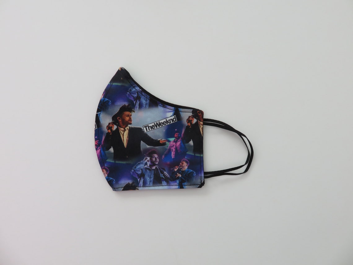 000 the Weeknd Mask Cover Reusable Teen N Adult Size Etsy
