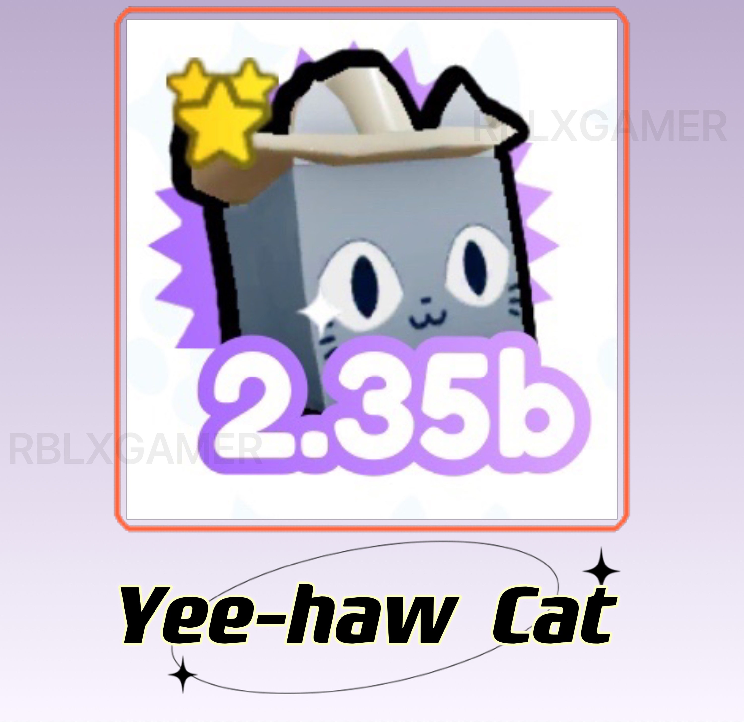 Pet Simulator X Exclusive Yeehaw Cat IN STOCK Trusted Etsy UK