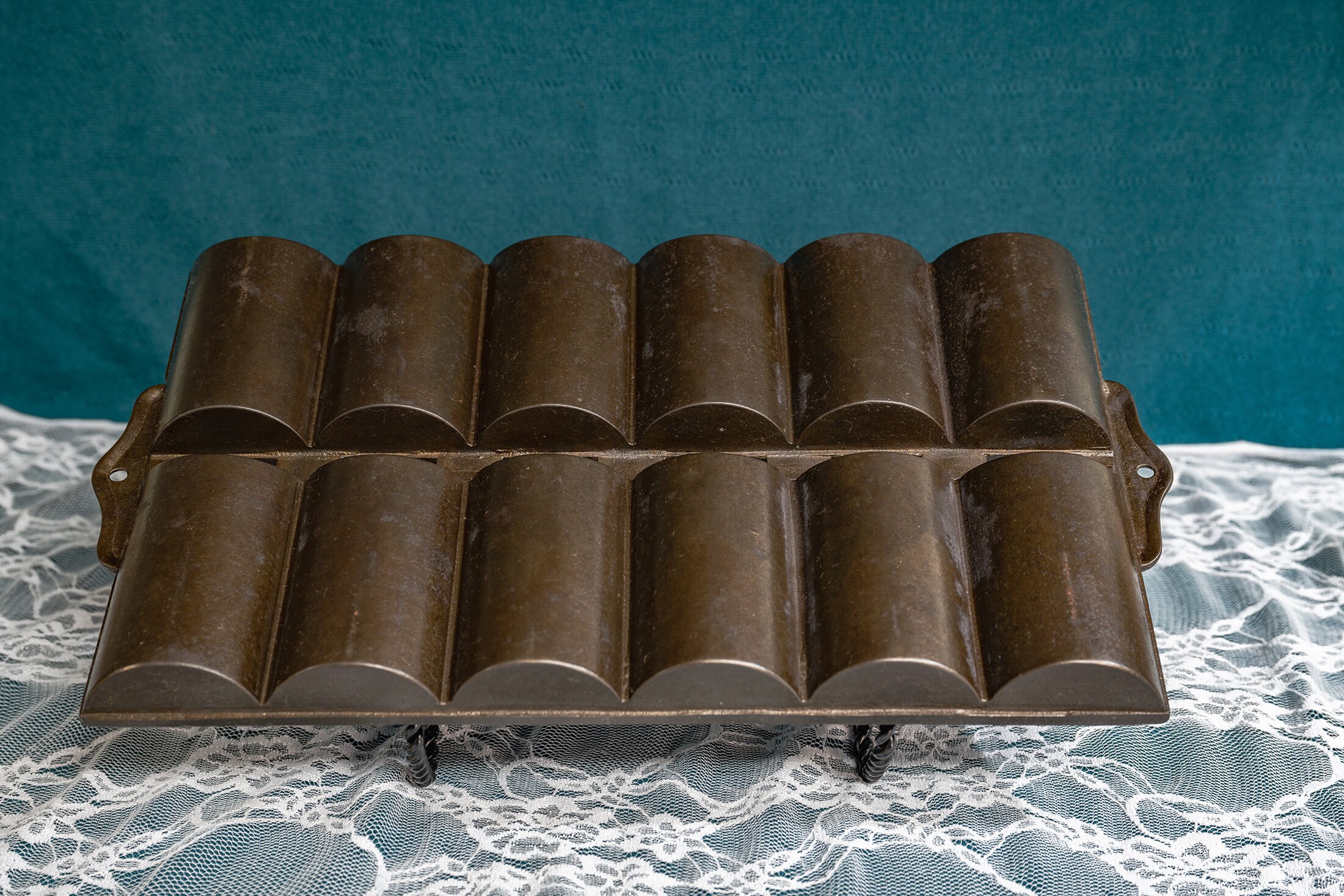 Cast Iron French Roll Pan N.E.S. No.11 Gem Pan Etsy