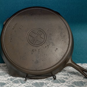 Griswold 14 Cast Iron Skillet Large Block Logo Erie, PA 718 