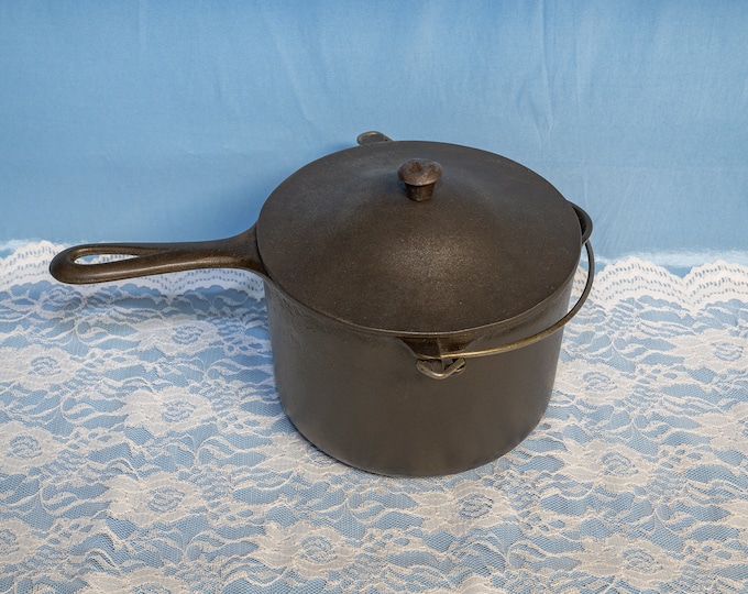 Griswold Deep Fat Fryer With Original Hard to Find Lid P/N 1004, Bottom P/N 1003 Cast Iron Etsy