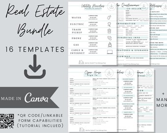 Lot immobilier - 16 modèles modifiables
