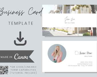 Business Card Template (Real Estate) - Editable