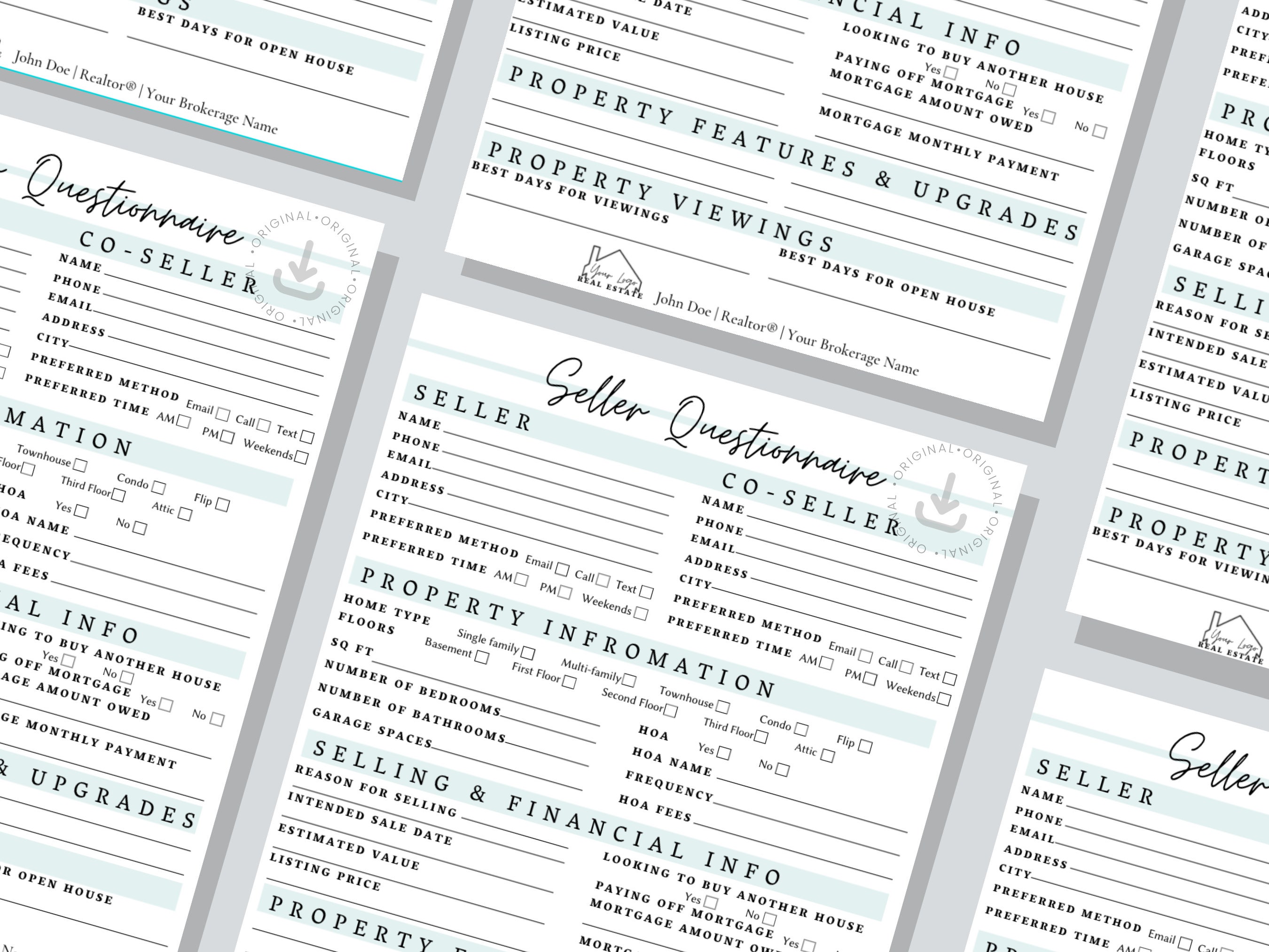 seller-questionnaire-template-real-estate-editable-download-now-etsy