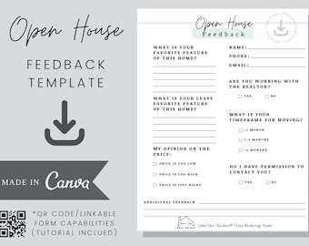 Modello di feedback Open House (immobiliare) - modificabile