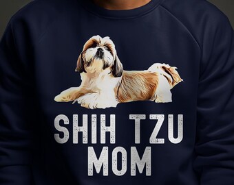 Sudadera para mamá Shih Tzu, sudadera para mamá de perro, regalo para mamá de perro, sudadera para mamá de perro, camiseta para mamá de perro, camiseta para mamá de perro, unisex