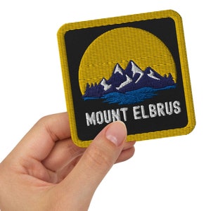 Mount Elbrus Embroidered patches